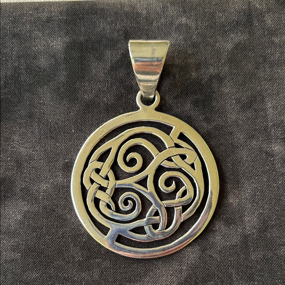 Silpada Silver Celtic Knot Pendant